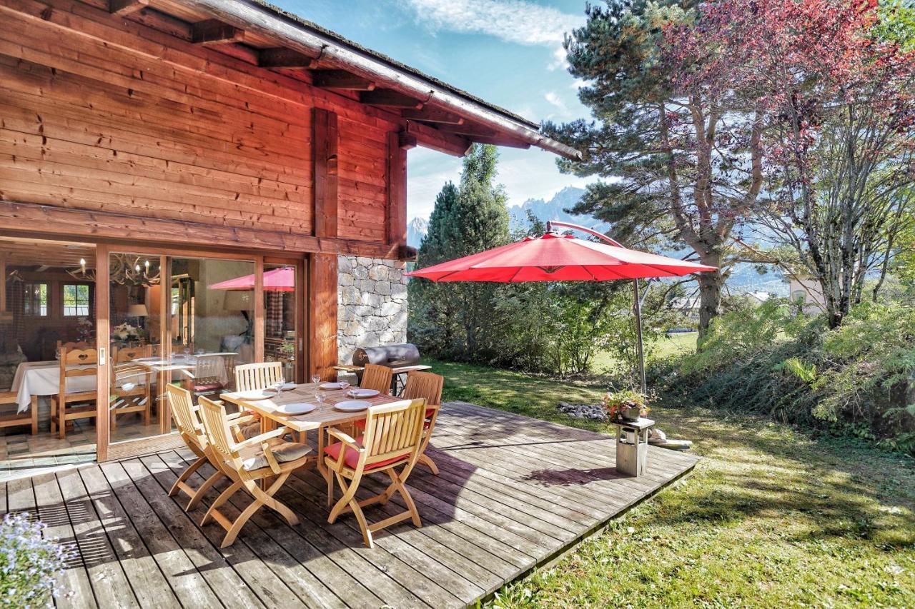 Thendia Montblanc Villa Les Houches Bagian luar foto